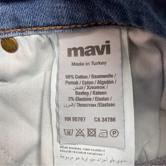 MAVI Jake mens blue ripped jeans distressed denim 32/34 slim - Picture 7 of 12